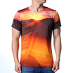 Clothing Loves Mens Summer Sunset Printed Short Sleeve Shirt clothing loves kopen in de aanbieding Clothing Loves Mens Summer Sunset Printed Short Sleeve Shirt clothing loves kopen in de aanbieding