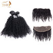 Jsdshine 3 Bundle Human Hair Weave Kinky Curly With Lace Frontal Closure Natural Black Virgin Brazilian Soft jsdshine kopen in de aanbieding Jsdshine 3 Bundle Human Hair Weave Kinky Curly With Lace Frontal Closure Natural Black Virgin Brazilian Soft jsdshine kopen in de aanbieding
