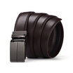 Xhtang Mens Leather Belt With Automatic Buckle Business Dress Wedding Gift 3Mm xhtang kopen in de aanbieding