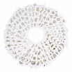 Homegeek 30 Sheets Fashion 3D Gold Silver Designs Nail Sticker Water Transfer Decals Paper Tip Beauty Diy homegeek kopen in de aanbieding Homegeek 30 Sheets Fashion 3D Gold Silver Designs Nail Sticker Water Transfer Decals Paper Tip Beauty Diy homegeek kopen in de aanbieding