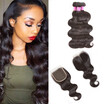 Glary Mongolian Virgin Human Hair With Closure Body Wave 100 Unprocessed Wefts 3 Bundles Natural Black glary kopen in de aanbieding Glary Mongolian Virgin Human Hair With Closure Body Wave 100 Unprocessed Wefts 3 Bundles Natural Black glary kopen in de aanbieding