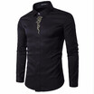 Ailooge Men Long Sleeve Shirts Luxury Gold Embroidery Printed Brand Weeding Shirt Gentleman Tuxedo Chemise Homme Solid Camisas ailooge kopen in de aanbieding Ailooge Men Long Sleeve Shirts Luxury Gold Embroidery Printed Brand Weeding Shirt Gentleman Tuxedo Chemise Homme Solid Camisas ailooge kopen in de aanbieding