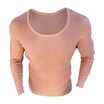 Nulibenna Pure Color Long Sleeved Round Collar Knitwear For Men nulibenna kopen in de aanbieding