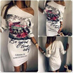 Sesibibi Charms White Summer Dress Womans Halter Style Skirt Fashion Letter Printed Evening sesibibi kopen in de aanbieding Sesibibi Charms White Summer Dress Womans Halter Style Skirt Fashion Letter Printed Evening sesibibi kopen in de aanbieding