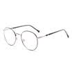 SHAUNA mujeres ultra ligeras gafas de metal redondas hombres de moda lentes transparentes rayos azules marcos de protección