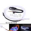 Asled 2Pcs Hot Selling Led Tear Eye Lamp Guide Strip 60Cm Soft Light Dual Color Turn Eyebrow Silicone asled kopen in de aanbieding Asled 2Pcs Hot Selling Led Tear Eye Lamp Guide Strip 60Cm Soft Light Dual Color Turn Eyebrow Silicone asled kopen in de aanbieding