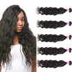 Glary 5 Bundles Peruvian Virgin Hair Water Wave Curly Wetwavy Weave glary kopen in de aanbieding