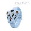 Los más nuevos niños niños niñas Snap silicona reloj Animal Zoo Cartoon reloj de pulsera juguetes