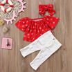 Duopindun Kids Baby Girl Off Shoulder T Shirt Topsstretch Pants 3Pcs Outfits Set Clothing duopindun kopen in de aanbieding Duopindun Kids Baby Girl Off Shoulder T Shirt Topsstretch Pants 3Pcs Outfits Set Clothing duopindun kopen in de aanbieding
