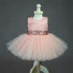 Vestido de Boknot con lentejuelas para bebé niña para niños Fiesta de Navidad Vestidos de dama de honor Sundress j