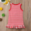 Duopindun Kids Baby Girl Sleeveless Stripes Ruffle Tops Vest Dress Summer Clothes Sundress duopindun kopen in de aanbieding Duopindun Kids Baby Girl Sleeveless Stripes Ruffle Tops Vest Dress Summer Clothes Sundress duopindun kopen in de aanbieding