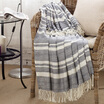 Joy Collection Royal Cotton Hall Plain Stripes Knitted Blanket Line Office Nap Leisure Warm Shawl Sketch Life 127 152Cm joy collection kopen in de aanbieding Joy Collection Royal Cotton Hall Plain Stripes Knitted Blanket Line Office Nap Leisure Warm Shawl Sketch Life 127 152Cm joy collection kopen in de aanbieding