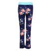 Las mujeres sueltan el estiramiento de cintura alta pierna ancha Boho Hippie Harem Pantalones Palazzo Pantalones