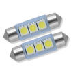 Canis 10Pcs White 36Mm 3 Led 5050 Smd Festoon Dome Car Light Interior Lamp Bulb Au canis kopen in de aanbieding