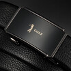 Joy Collection Golf Double Sided Suede Leather Belt Mens Automatic Buckle Business Casual Gift Box P8Bv34998J Black Gun Color joy collection kopen in de aanbieding
