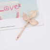 Canis New Women Gold Leaf Shape Hair Clip Hairpin Barrette Bobby Pins Accessories canis kopen in de aanbieding Canis New Women Gold Leaf Shape Hair Clip Hairpin Barrette Bobby Pins Accessories canis kopen in de aanbieding