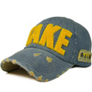 Joy Collection Msek Wmz130077 Menwomen Korean Baseball Cap Take Letter Towel Embroidered Cowboy Hole Couple Shade Duck Tongue Tide Hat Denim Yellow Word joy collection kopen in de aanbieding