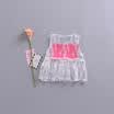 Ropa de bebé recién nacido bebé niña verano mameluco mono diadema traje