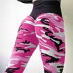 Pantalón de mujer de cintura alta Leggings elásticos Pantalones de yoga deportivo Gimnasio Deportes