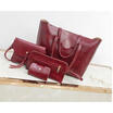 Meihuid 4Pcsset Women Handbag Shoulder Messenger Oil Skin Leather Bag Purse Bags Totes meihuid kopen in de aanbieding Meihuid 4Pcsset Women Handbag Shoulder Messenger Oil Skin Leather Bag Purse Bags Totes meihuid kopen in de aanbieding