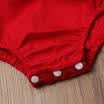 Mono del cordón de la niña del bebé de la Navidad del niño regalo de la ropa del mono del mameluco de una pieza