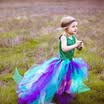 Niños bebés niñas vestido sirena mameluco tutu tul faldas 2pcs trajes conjunto Reino Unido Stock