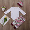 Meihuid Newborn Baby Girls Tops Romper Flower Pants Leggings Hat Outfits Set Clothes Uk meihuid kopen in de aanbieding Meihuid Newborn Baby Girls Tops Romper Flower Pants Leggings Hat Outfits Set Clothes Uk meihuid kopen in de aanbieding