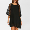 Gbtiger Crochet Lace Casual Loose Chiffon Dress gbtiger kopen in de aanbieding