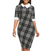 Gbtiger Houndstooth Print Bodycon Dress gbtiger kopen in de aanbieding Gbtiger Houndstooth Print Bodycon Dress gbtiger kopen in de aanbieding