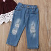 Meihuid Canis Toddler Kids Girls Silk Lace Dress Ripped Jeans Denim Outfits Set Clothes meihuid kopen in de aanbieding Meihuid Canis Toddler Kids Girls Silk Lace Dress Ripped Jeans Denim Outfits Set Clothes meihuid kopen in de aanbieding