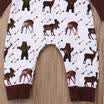 Recién nacido Navidad Niños bebés Ropa para niñas Animal Jumpsuit Romper Body Outfit