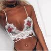 Sexy Womens Lace Floral Bralette Bralet Bra Bustier Crop Top Unpadded Bra
