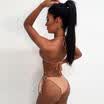 Conjuntos de bikini de lentejuelas para mujer Halter Traje de baño Vendaje Traje de baño Bling Traje de baño