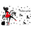 Canis Fashion Dressy Girl Flower Bedroom Room Wall Stickers Vinyl Decal Deco Art Mural canis kopen in de aanbieding Canis Fashion Dressy Girl Flower Bedroom Room Wall Stickers Vinyl Decal Deco Art Mural canis kopen in de aanbieding
