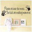 Duopindun Excuse The Mess Kids Making Memories Wall Sticker Lettering Decal Nursery Decor duopindun kopen in de aanbieding