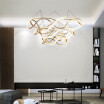 Baycheer Hl487569 Chrome Curved Led Warm Tiered Aluminum 152W Chandelier In Acrylicy baycheer kopen in de aanbieding Baycheer Hl487569 Chrome Curved Led Warm Tiered Aluminum 152W Chandelier In Acrylicy baycheer kopen in de aanbieding