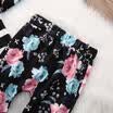 Niños Ropa para bebés Chicas Tops florales Sudadera con capucha Pantalones Trajes de 2 piezas Conjunto Reino Unido