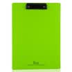 Guangbo GuangBo high-quality A4 thick PP writing board clip file board folder Feiz green A6383