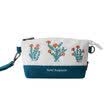 Flowers princess faint fragrance embroidery printing art Messenger bag single shoulder canvas 1602SDX008 malachite green