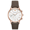 Joy Collection Armani Emporio Dark Brown Leather Strap Smart Watch Sports Fashion Art3002 joy collection kopen in de aanbieding