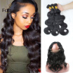 Lady Focus Pre Plucked 360 Lace Frontal With Bundles Indian Virgin Hair Body Wave 4Pcs Lot Human Wefts Band Baby lady focus kopen in de aanbieding Lady Focus Pre Plucked 360 Lace Frontal With Bundles Indian Virgin Hair Body Wave 4Pcs Lot Human Wefts Band Baby lady focus kopen in de aanbieding