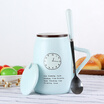 Joy Collection Life Ceramics Mug Cup With Cover A Spoon Blue Contracted joy collection kopen in de aanbieding Joy Collection Life Ceramics Mug Cup With Cover A Spoon Blue Contracted joy collection kopen in de aanbieding