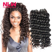 Nlw 10A Brazilian Virgin Human Hair 3 Bundles Deep Wave Extensions nlw kopen in de aanbieding
