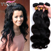 Yyong Hot Malaysian Virgin Hair Body Wave Grade 8A Unprocessed 3Bundles Weaving yyong kopen in de aanbieding