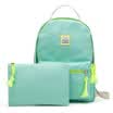 Bag of famous sac maitres Sen Department of small fresh new package casual shoulder bag handbags Korean students canvas backpack S706 light green