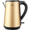 Midea Whj1507B Electric Kettle 304 Stainless Steel 15L Seamless Interior Double Wall Cool Touch Bright Gold midea kopen in de aanbieding Midea Whj1507B Electric Kettle 304 Stainless Steel 15L Seamless Interior Double Wall Cool Touch Bright Gold midea kopen in de aanbieding