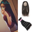 Ms Luna Hair Peruvian Straight Virgin With Frontal Closure 3 Bundles 360 Lace ms luna hair kopen in de aanbieding
