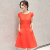 Joy Collection Yutang Morning 2017 Summer Short Sleeved Dress Female Fashion Round Neck Slim Was Thin Big Draw Peng Skirt S71R0516A30S Red joy collection kopen in de aanbieding Joy Collection Yutang Morning 2017 Summer Short Sleeved Dress Female Fashion Round Neck Slim Was Thin Big Draw Peng Skirt S71R0516A30S Red joy collection kopen in de aanbieding