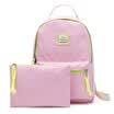 Bag lad maitres casual canvas shoulder bag female Korean version of the simple middle school student bag small fresh backpack S706 pink