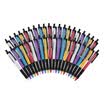 M&G ABP01520 07mm Bullet Retractable Ballpoint Pen Blue 40 pcsBox